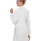 Women's Five-Pocket 37" Full-Length Long Lab Coat - 1964 - White