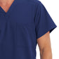 Unisex 1-Pocket V-Neck Top - 2200 - New Navy