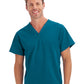 Unisex 1-Pocket V-Neck Top - 2200 - Caribbean Blue