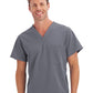Unisex 1-Pocket V-Neck Top - 2200 - Pewter