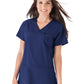 Women's 4-Pocket Highcross Neck Top - 2299 - New Navy