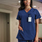 Women's 4-Pocket Highcross Neck Top - 2299 - New Navy