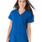 Women's 4-Pocket Highcross Neck Top - 2299 - Royal Blue
