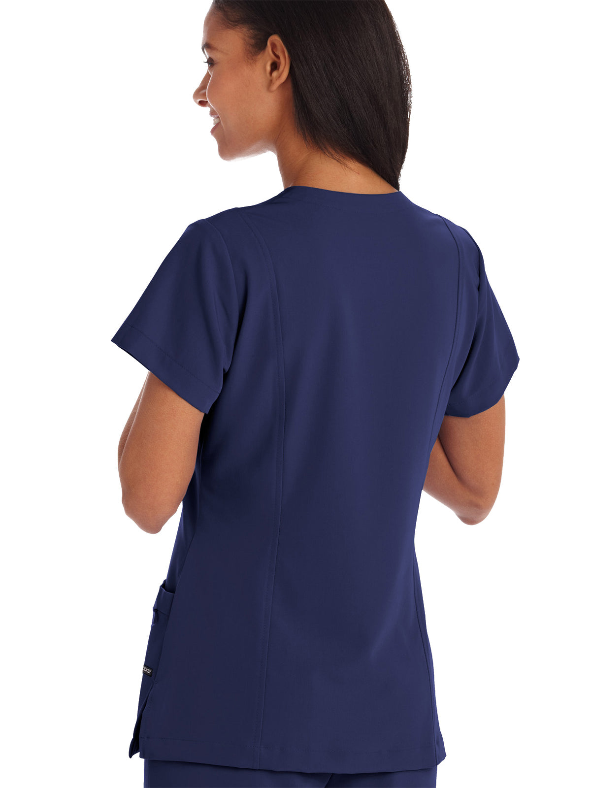 Women's 5-Pocket Mock Wrap Top - 2306 - New Navy