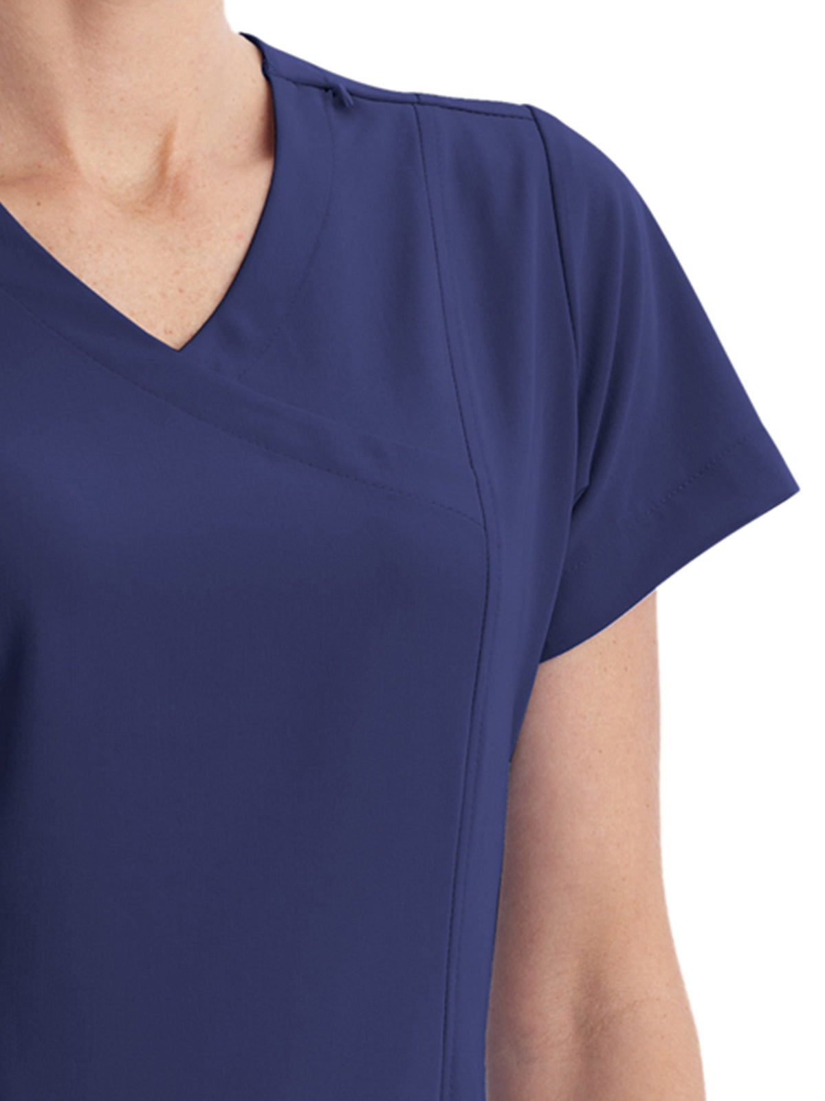 Women's 5-Pocket Mock Wrap Top - 2306 - New Navy