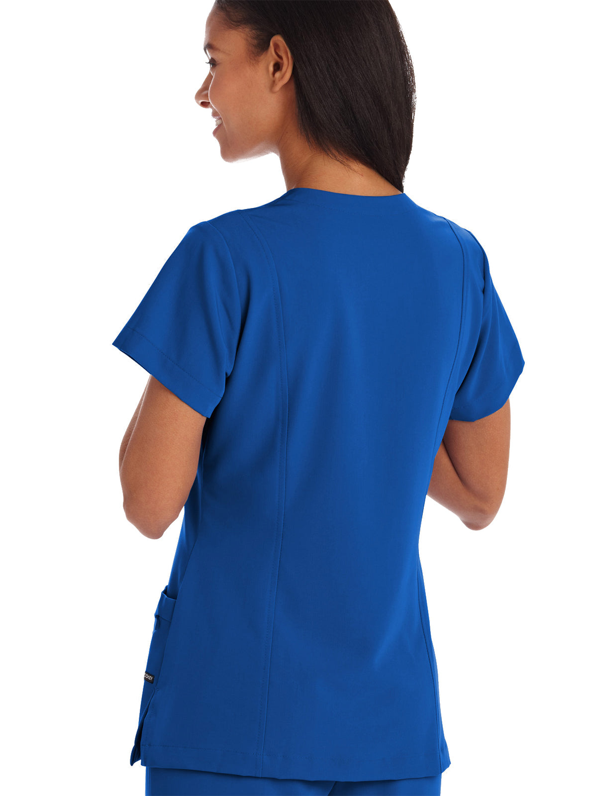Women's 5-Pocket Mock Wrap Top - 2306 - Royal Blue