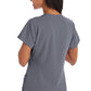 Women's 5-Pocket Mock Wrap Top - 2306 - Pewter