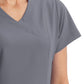Women's 5-Pocket Mock Wrap Top - 2306 - Pewter