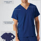 Unisex 4-Pocket V-Neck Top - 2371 - New Navy