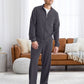Unisex 3-Pocket Zip Front Jacket - 2477 - Charcoal