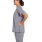Women's 3-Pocket Henley Neck Top - 2480 - Pewter
