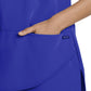 Women's 3-Pocket Petal Wrap Top - 2482 - Galaxy Blue