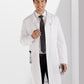 Men's Five-Pocket 40" Full-Length Long Lab Coat - 267 - White