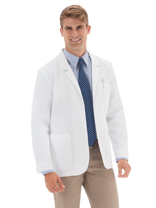 Men's Seven-Pocket iPad® 30" Consultation Lab Coat - 739 - White