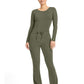 Women's 6-Pocket Straight Leg Pant - 150 - Olive