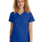 Women's 2-Pocket Jane Triple-Needle Stitching Top - 2167 - Galaxy Blue