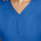 Women's 2-Pocket Jane Triple-Needle Stitching Top - 2167 - Royal