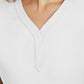 Women's 2-Pocket Jane Triple-Needle Stitching Top - 2167 - White