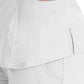 Women's 2-Pocket Jane Triple-Needle Stitching Top - 2167 - White