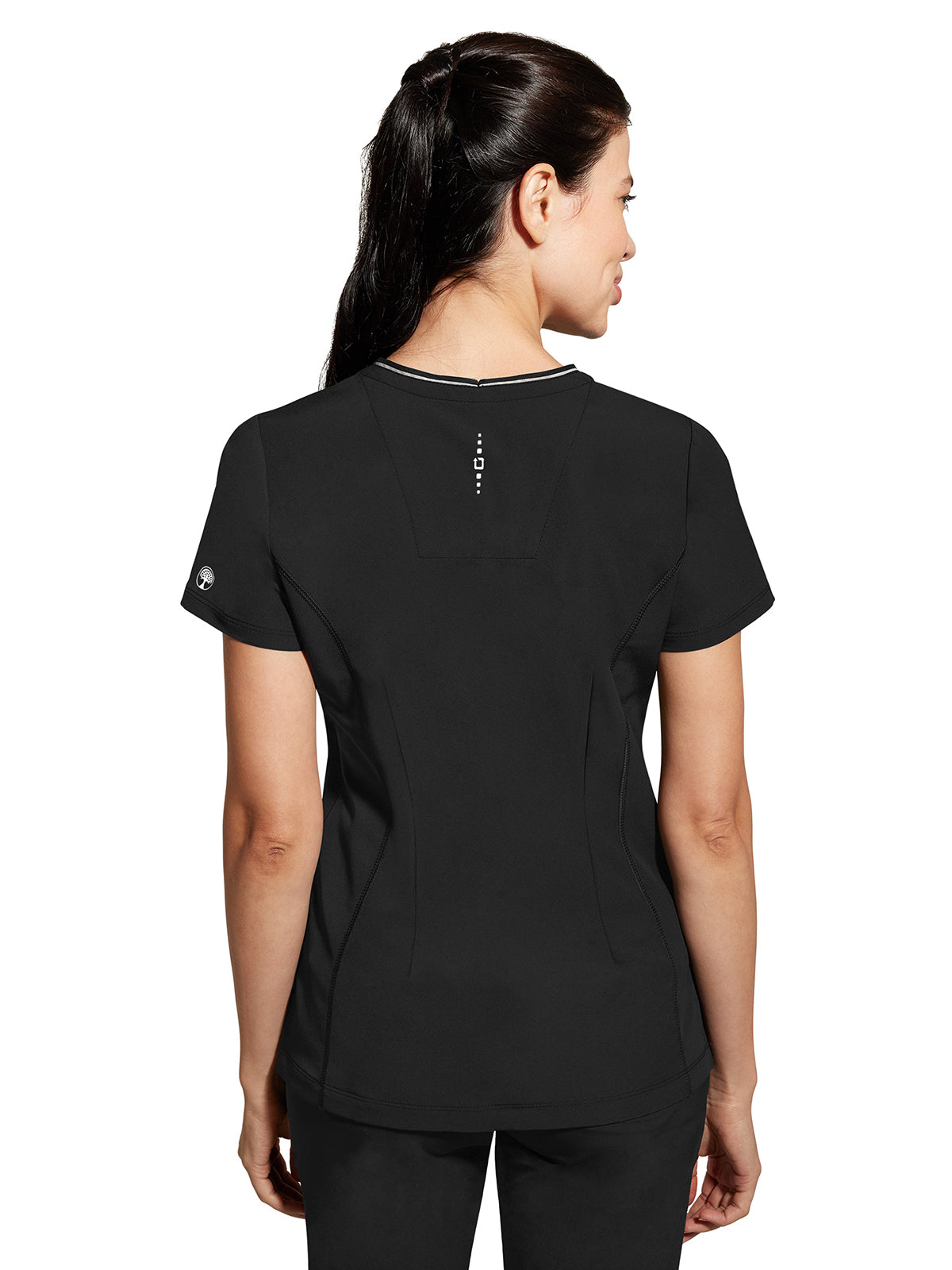 Women's 3-Pocket Sonia V-Neck Top - 2274 - Black