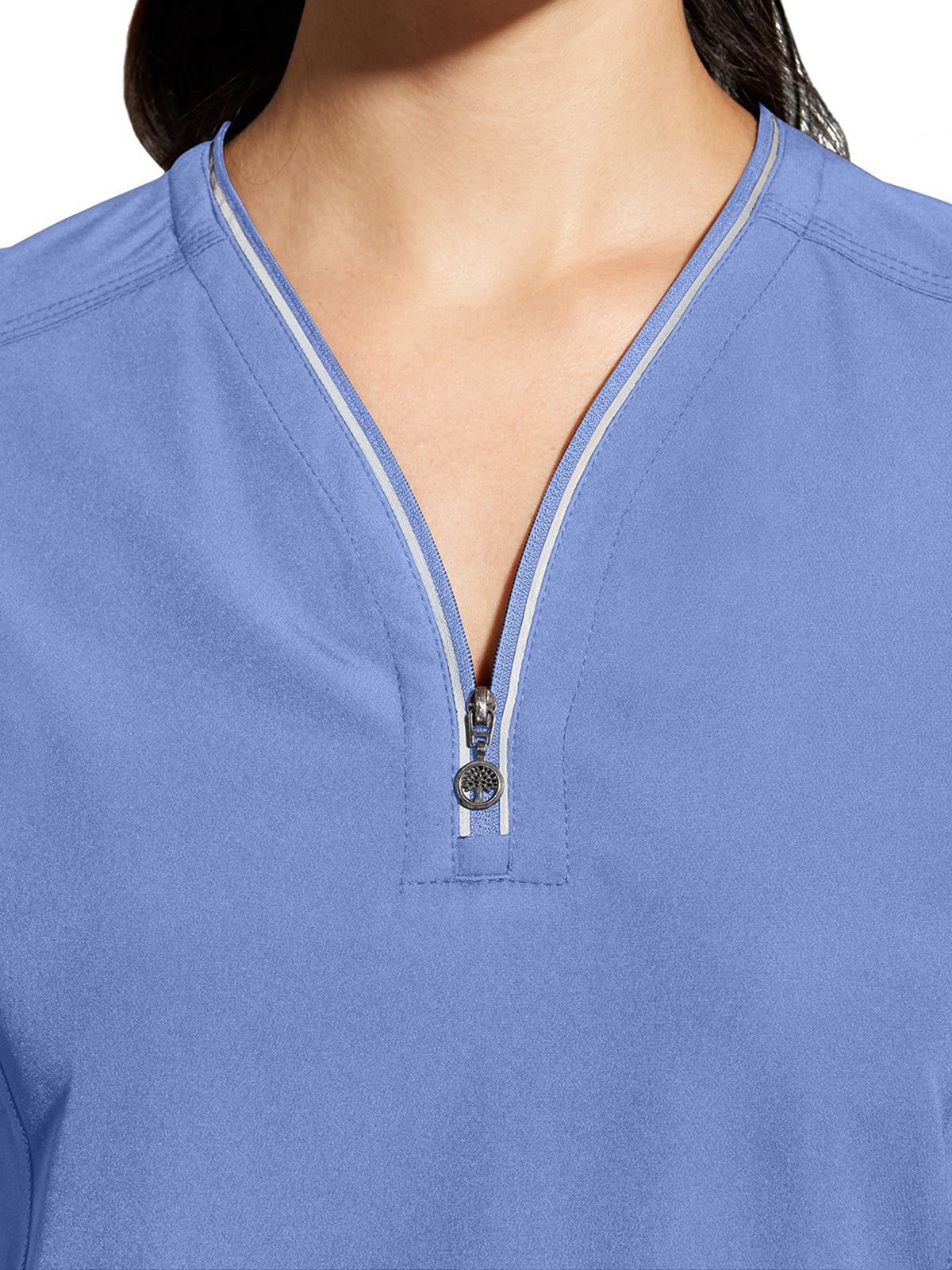Women's 3-Pocket Sonia V-Neck Top - 2274 - Ceil
