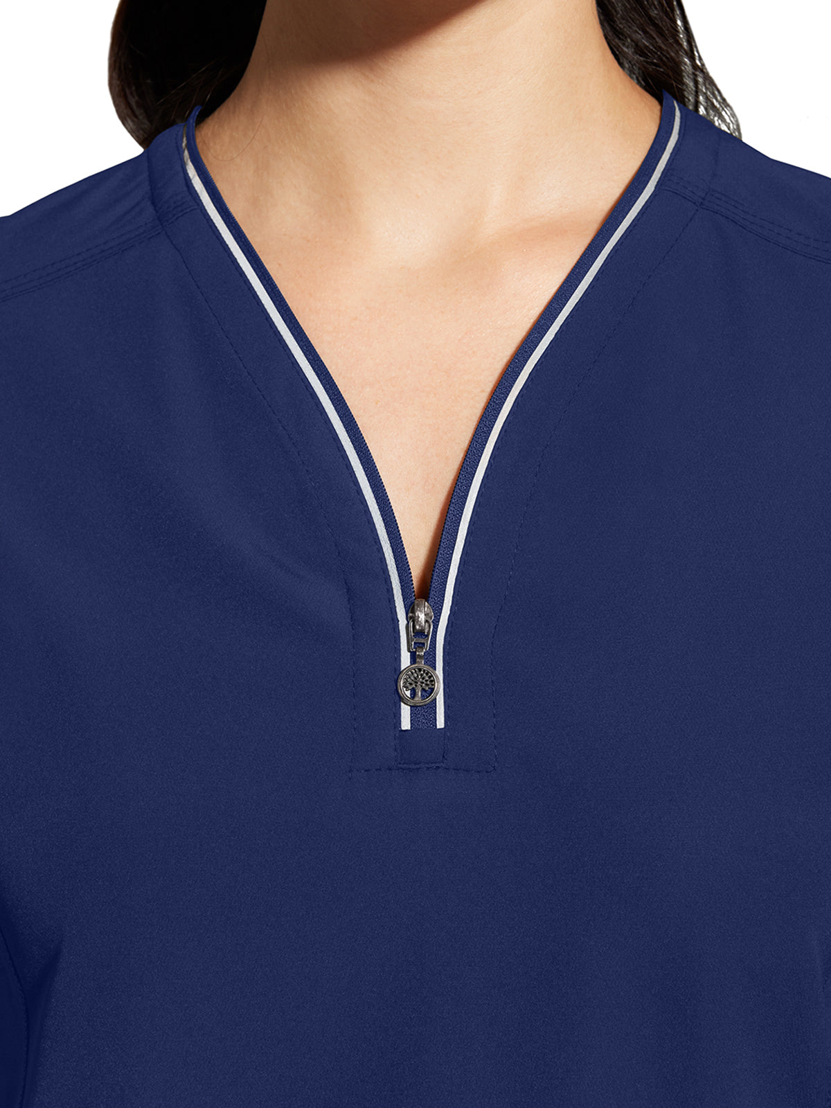 Women's 3-Pocket Sonia V-Neck Top - 2274 - Navy