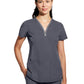 Women's 3-Pocket Sonia V-Neck Top - 2274 - Pewter