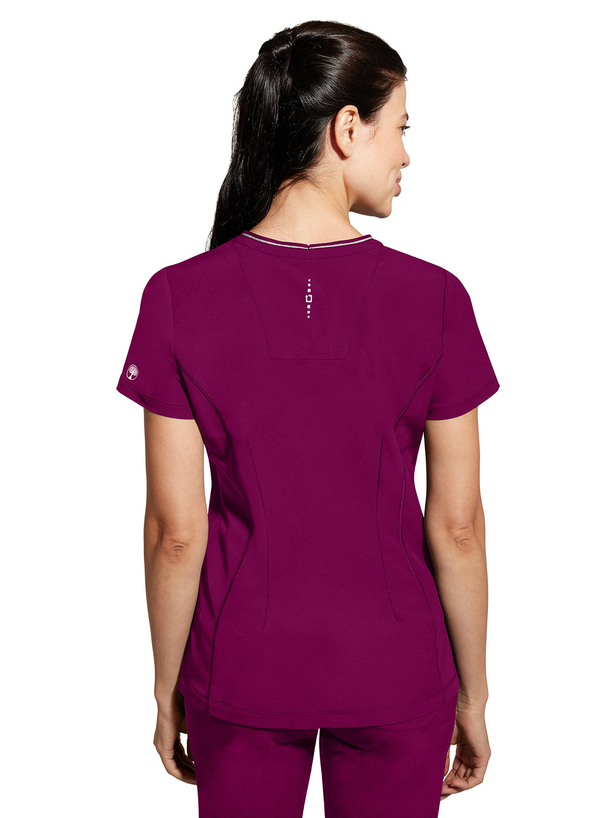 Women's 3-Pocket Sonia V-Neck Top - 2274 - Wine