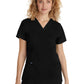 Women's 3-Pocket Jasmin Ribbon Trim Top - 2278 - Black