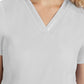 Women's 3-Pocket Jasmin Ribbon Trim Top - 2278 - White