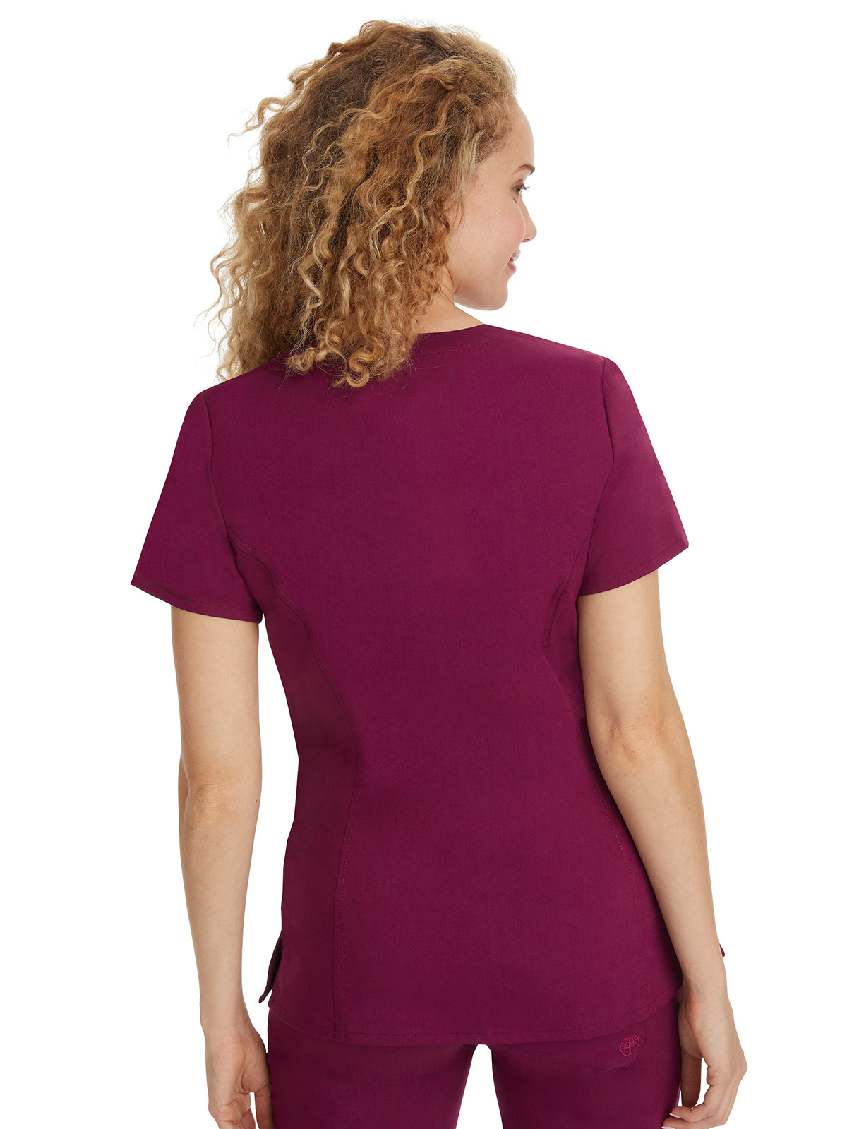 Women's 3-Pocket Jasmin Ribbon Trim Top - 2278 - Wine
