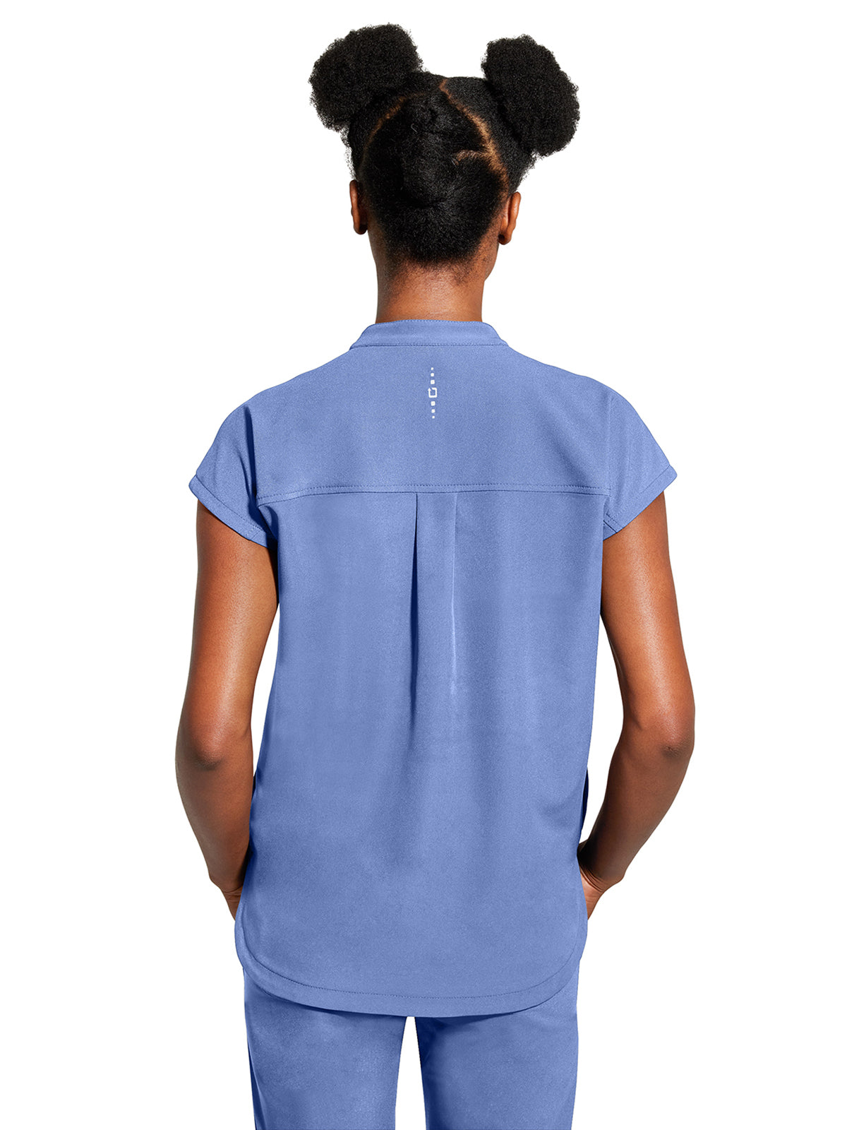 Women's 2-Pocket Sandy Mandarin Collar Top - 2286 - Ceil