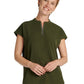 Women's 2-Pocket Sandy Mandarin Collar Top - 2286 - Dark Pine
