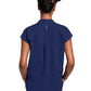 Women's 2-Pocket Sandy Mandarin Collar Top - 2286 - Navy