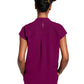 Women's 2-Pocket Sandy Mandarin Collar Top - 2286 - Wine