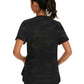 Women's 2-Pocket Joy Camo V-Neck Top - 2353 - Black