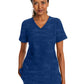 Women's 2-Pocket Joy Camo V-Neck Top - 2353 - Navy
