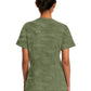 Women's 2-Pocket Joy Camo V-Neck Top - 2353 - Olive