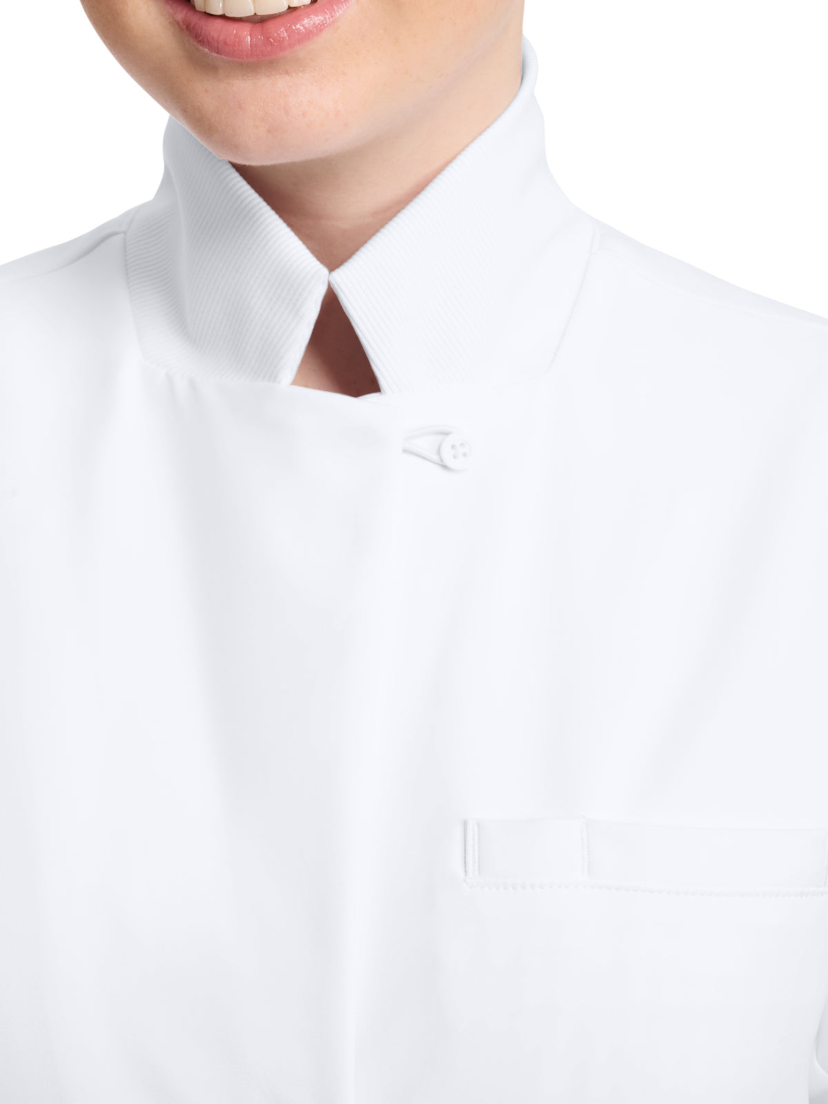 Women's 6-Pocket 34.5" Lab Coat - 405 - White
