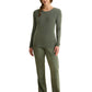 Women's Pocketless Melissa Long Sleeve Underscrub Tee - 5047 - Olive