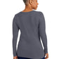 Women's Pocketless Melissa Long Sleeve Underscrub Tee - 5047 - Pewter