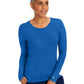 Women's Pocketless Melissa Long Sleeve Underscrub Tee - 5047 - Royal