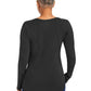 Women's Pocketless Mackenzie Crew Neck Underscrub Tee - 5051 - Black