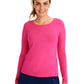 Women's Pocketless Mackenzie Crew Neck Underscrub Tee - 5051 - Carnation Pink