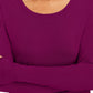 Women's Pocketless Mackenzie Crew Neck Underscrub Tee - 5051 - Wine
