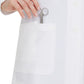 Women's Two-Pocket 31" Consultation Notched Collar Lab Coat - 5053 - White
