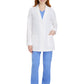 Women's Two-Pocket 31" Consultation Notched Collar Lab Coat - 5053 - White