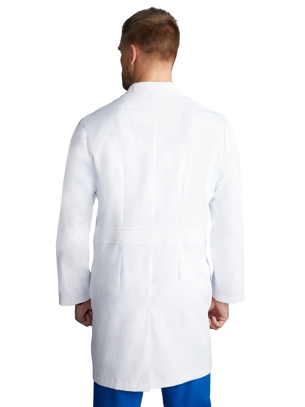Men's Six-Pocket 38.5" Luke Lab Coat - 5151 - White