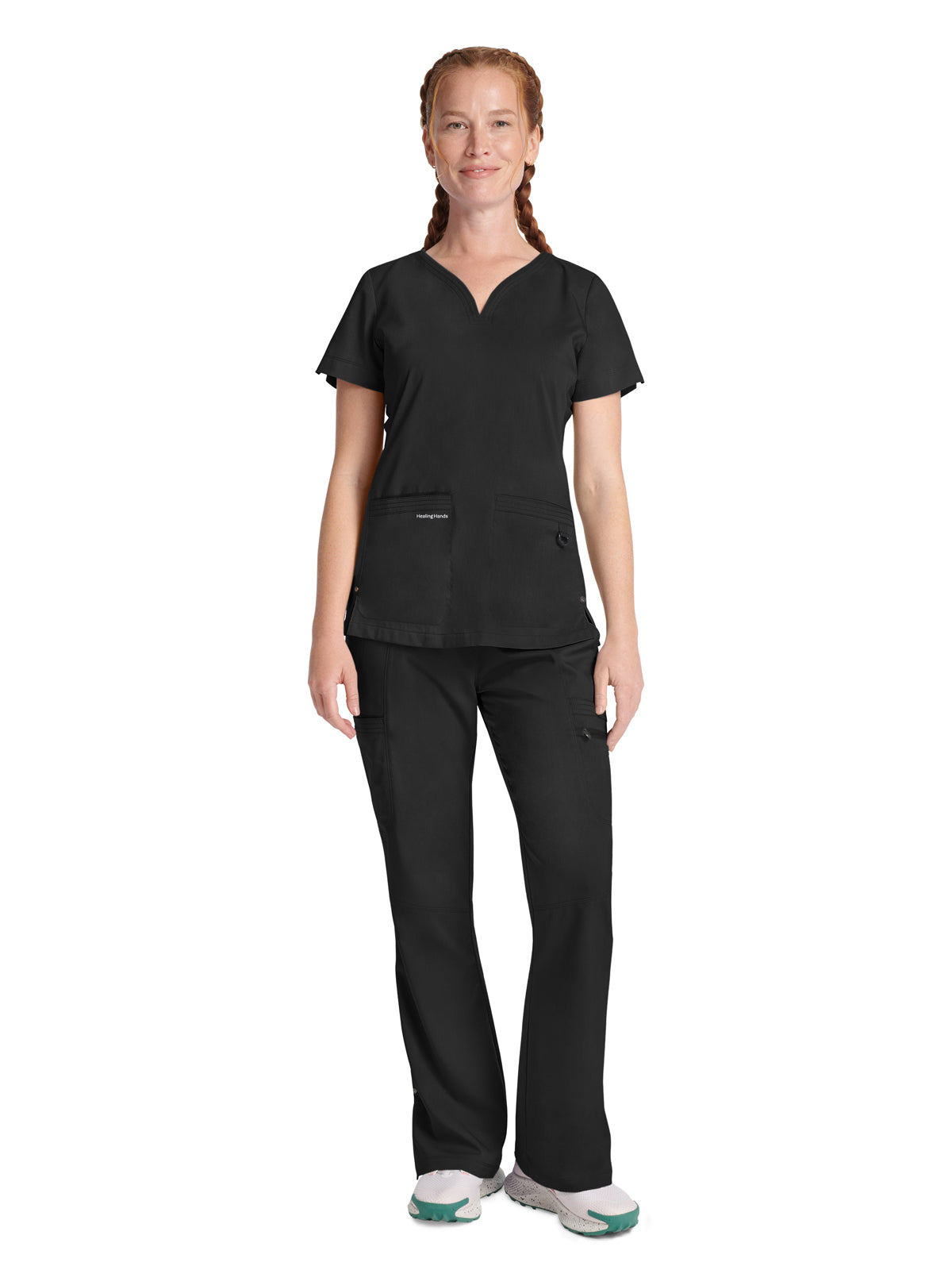 Women's 3-Pocket Jean Modern Top - 600 - Black