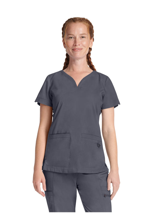 Women's 3-Pocket Jean Modern Top - 600 - Pewter